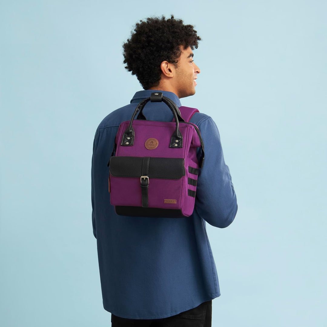Cabaïa - Adventurer Rucksack Singapur Mini 10L - Wasserabweisend - Laptopfach bis zu 10,5 Zoll - 2 V