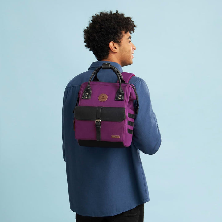 Cabaïa - Adventurer Rucksack Singapur Mini 10L - Wasserabweisend - Laptopfach bis zu 10,5 Zoll - 2 V