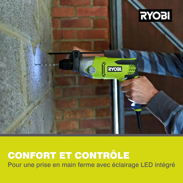 Ryobi RPD1200K 2-stufiger Schlagbohrer, 1200 W, 360 Grad Fall, 230 V, 1200 W