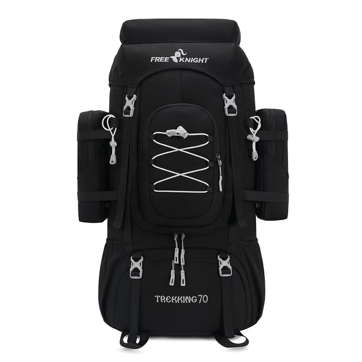 Bseash 70L (65+5) Wasserdichter Wanderrucksack mit Regenschutz, Outdoor-Sport, Reisen, Tagesrucksack