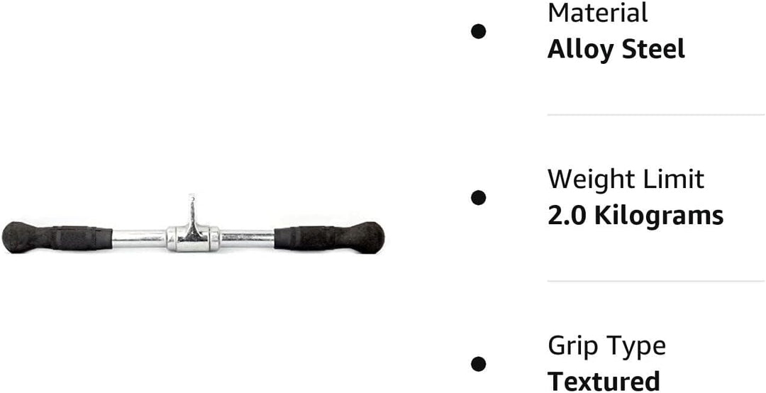 qibylift Latzugstange, Kraftstation Latzug Griff, LAT Pull Down Bar Krafttraining Griffe für Kabelzu