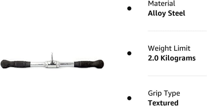 qibylift Latzugstange, Kraftstation Latzug Griff, LAT Pull Down Bar Krafttraining Griffe für Kabelzu