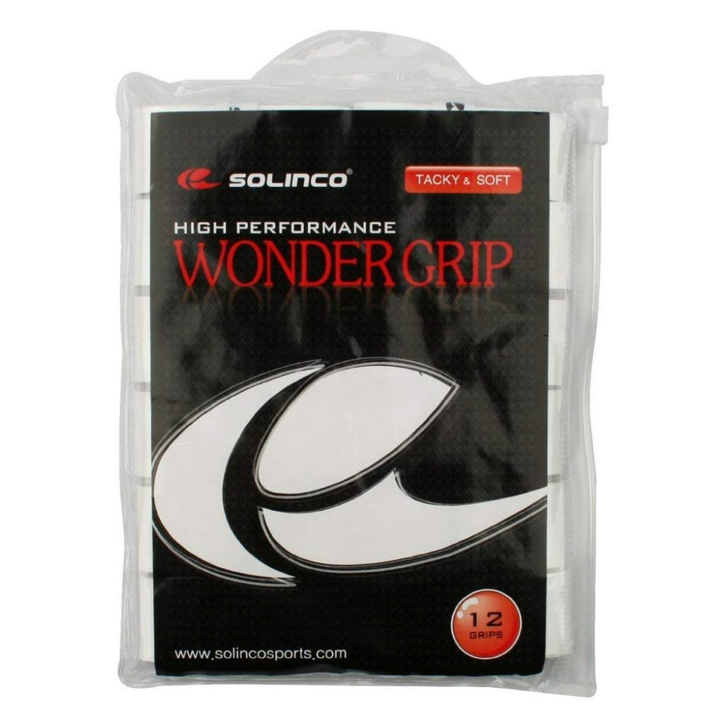 Solinco Wonder Grip Tennisgriffe, weich und haftend, 12 Stück