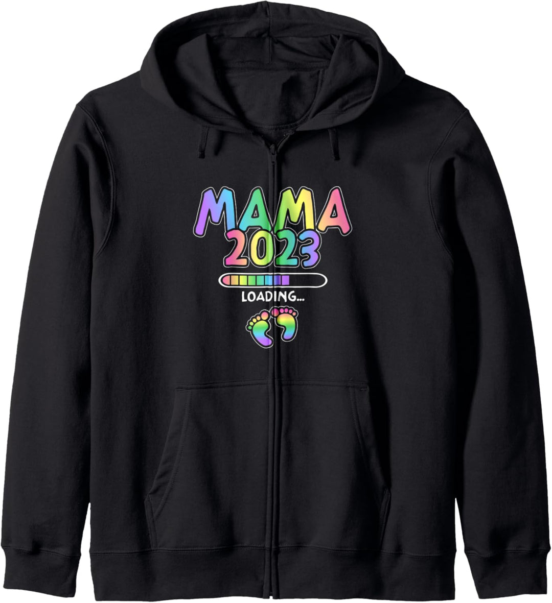 Werdende Mama Geschenk für Muttertag Mama 2023 Loading Kapuzenjacke