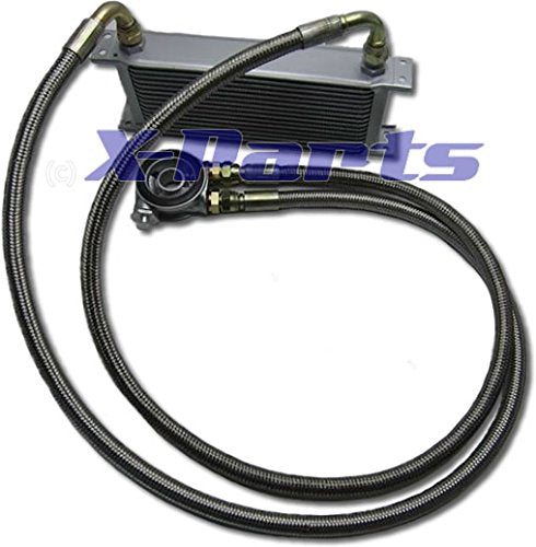 Oil Connection Set Thermostat Steel Flex All Car Universal 3/4"NEW