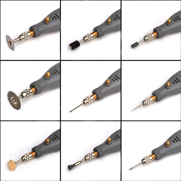 Mini Rotationswerkzeug USB-Akku-Rotationsbohrer mit variabler Geschwindigkeit, Mehrzweckschleifmasch