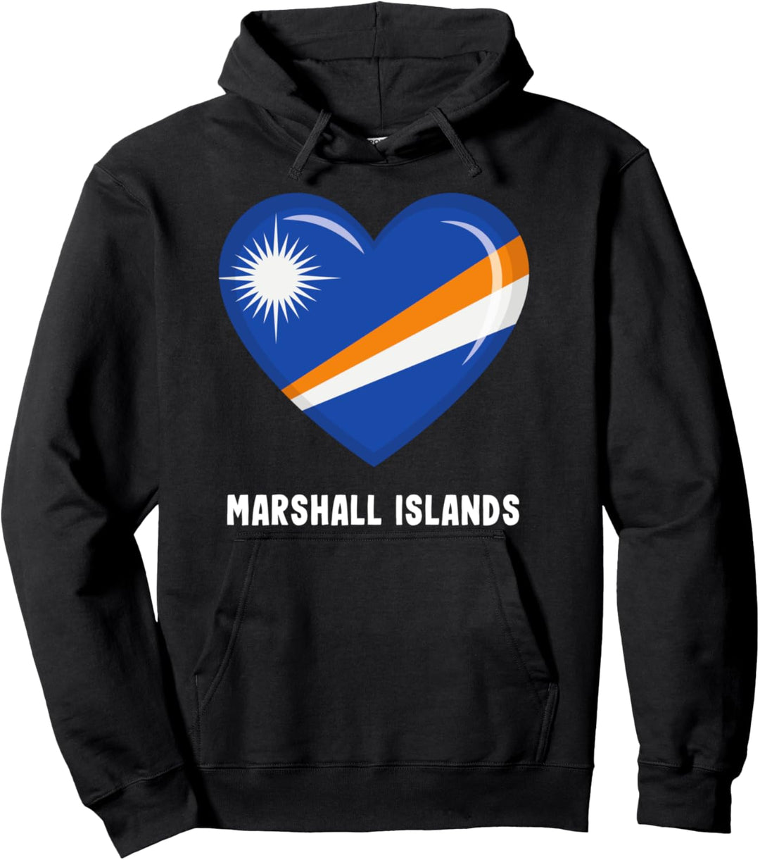 Marshall-Inseln Flagge Hoodie | Marshaller Pullover Hoodie