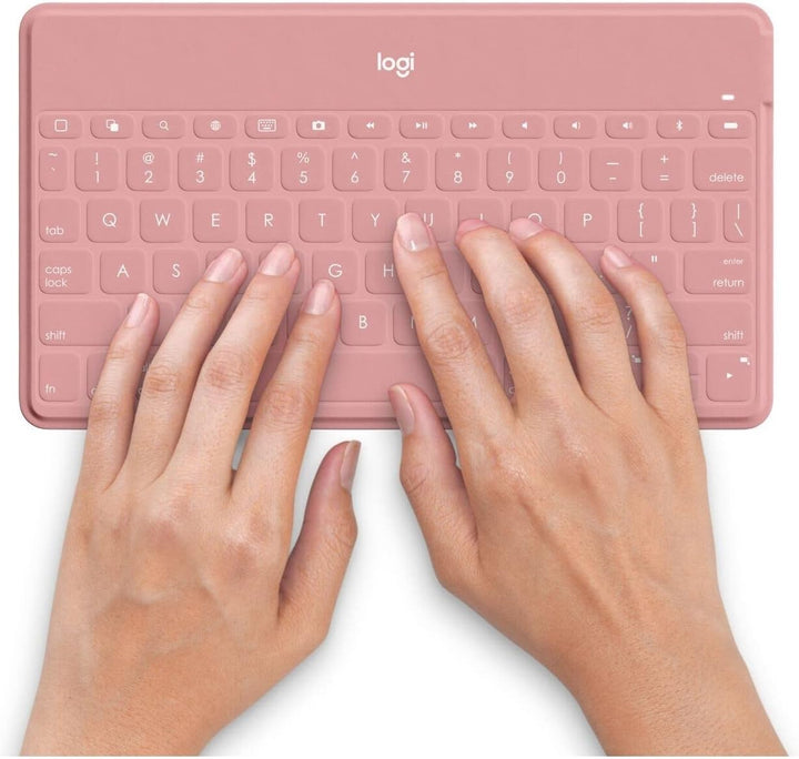 Logitech Keys-to-Go Kabellose Tablet-Tastatur, Bluetooth, iOS-Sondertasten, Ultraleicht & Geräuschlo