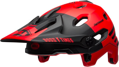 BELL Super DH MIPS Fahrrad Helm rot/schwarz 2024 Mat/Gls Red/Black Fasthouse M, Mat/Gls Red/Black Fa