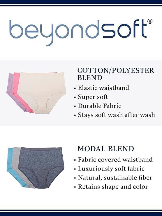 Fruit of the Loom Damen Underwear Panties (Regular & Plus Size) Unterwäsche im Bikini-Stil (6er Pack