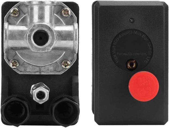 Druckschalter, 380 V 3-Phasen-4-Loch-Druckschalter-Steuerventil G1/4"für Luftkompressor Bester Ersat
