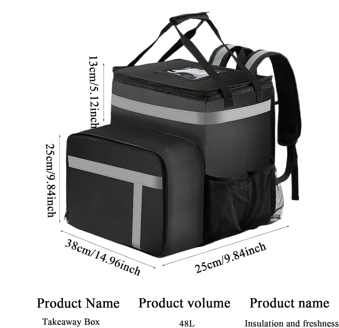 Isolierter thermischer Rucksack, isolierter Picknick -Rucksack Leichte | Hochleistungs -Lunch -Koffe
