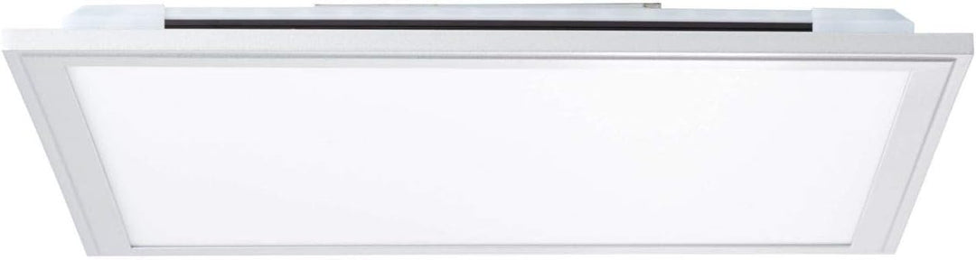 BRILLIANT Lampe Alissa LED Deckenaufbau-Paneel 40x40cm silber/weiss | 1x 32W LED integriert (Samsung
