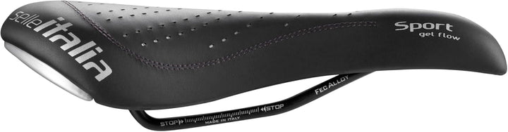 Selle Italia Sattel Sport Gel Flow Fec-Streben Schwarz, Schwarz