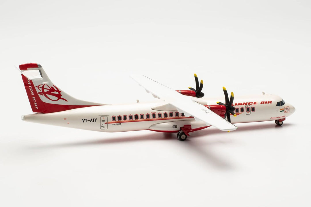 herpa 571630 Alliance Air Modellflugzeug ATR-72-600 VT-AIY Massstab 1:200-Modellbau Flugzeug, Flugze