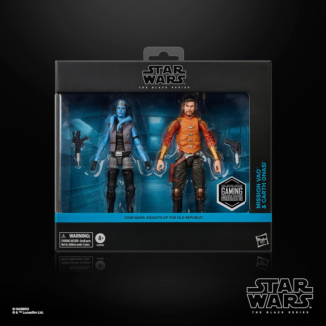 Star Wars The Black Series Mission Vao &amp; Carth Onasi, Knights of the Old Republic Premium Action-Fig