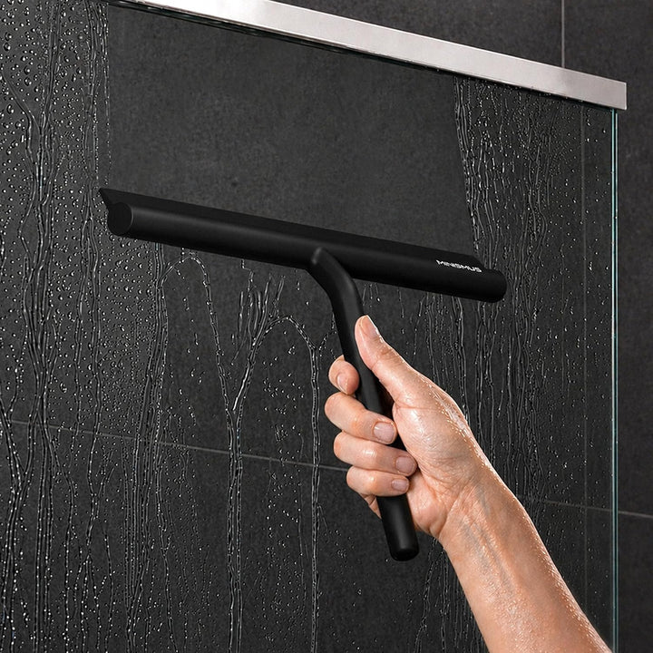 Minismus Duschabzieher für Dusche, Badezimmer, Fliesen, Spiegel, Fenster, bohrfreier Magnethalter, A