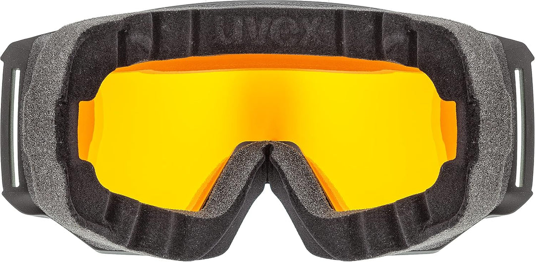 Uvex Unisex Kinder Scribble Fm Sph Skibrille (1er Pack) Einheitsgrösse yellow/rainbow-clear, Einheit