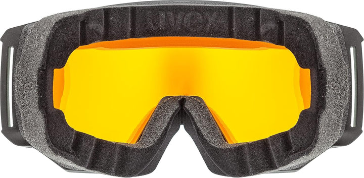 Uvex Unisex Kinder Scribble Fm Sph Skibrille (1er Pack) Einheitsgrösse yellow/rainbow-clear, Einheit