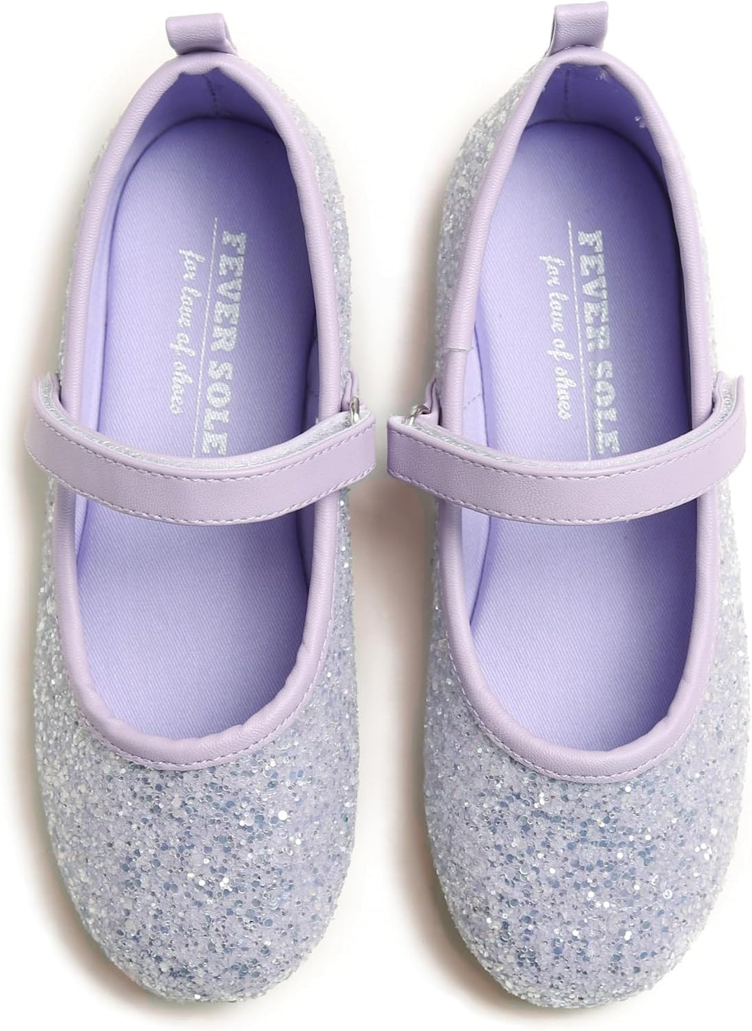Feversole Girls Cute Dress, Mädchen süsses Kleid Mary Jane Schuhe weiche Party Urlaub Ballerinas 32