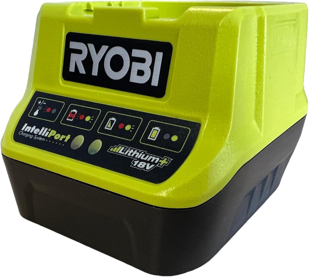 Ryobi Schnellladegerät 18V, Spannungs- und Temperaturüberwachung, mit Schutzelektronik, ohne Akku –