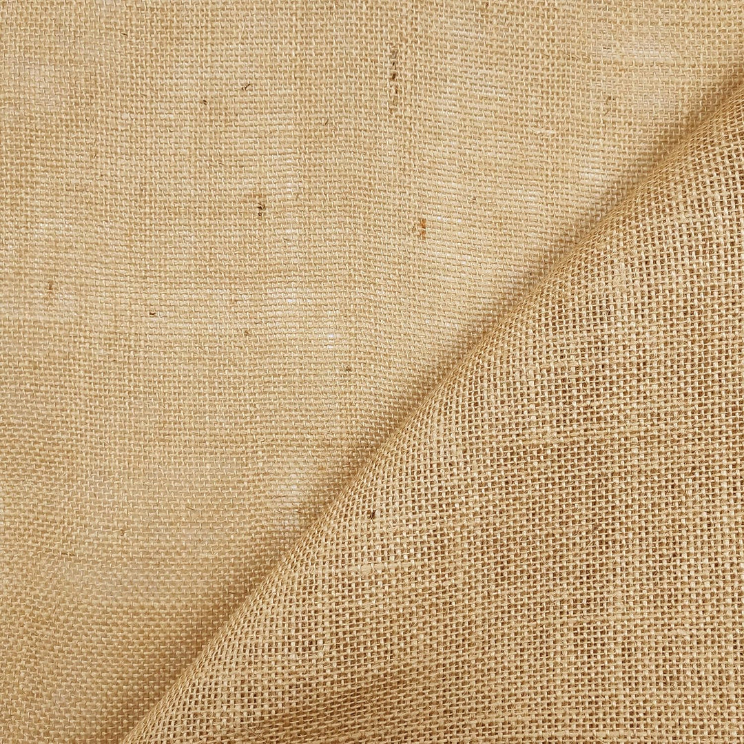 Jute-Stoff aus Naturfaser – Zuschnitte von 2–5 – 10 m x 1,40 m hoch (Grau, 10 x 2 m) Grau 10 x 2 mt,
