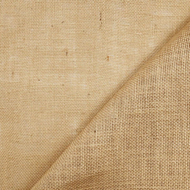 Jute Stoff aus Naturfaser – Zuschnitte von 2 – 5 – 10 m x 1,40 m Höhe (grau, 5 x 1,4 m) Natã¼rlich 5