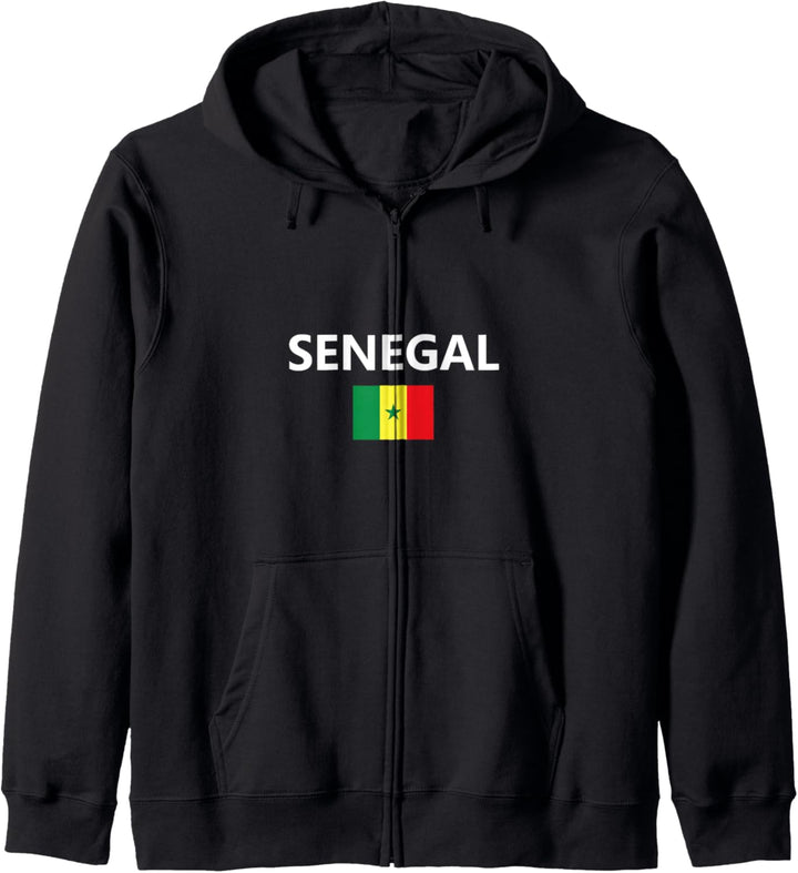 Senegal Flagge Land Flag Country Kapuzenjacke