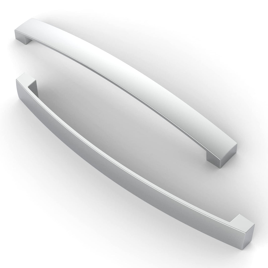 FURNIWARE 10 Stück Möbelgriff, Bohrlochabstand 192mm Stangengriff, Cabinet Arch Pull Küchengriff, fü