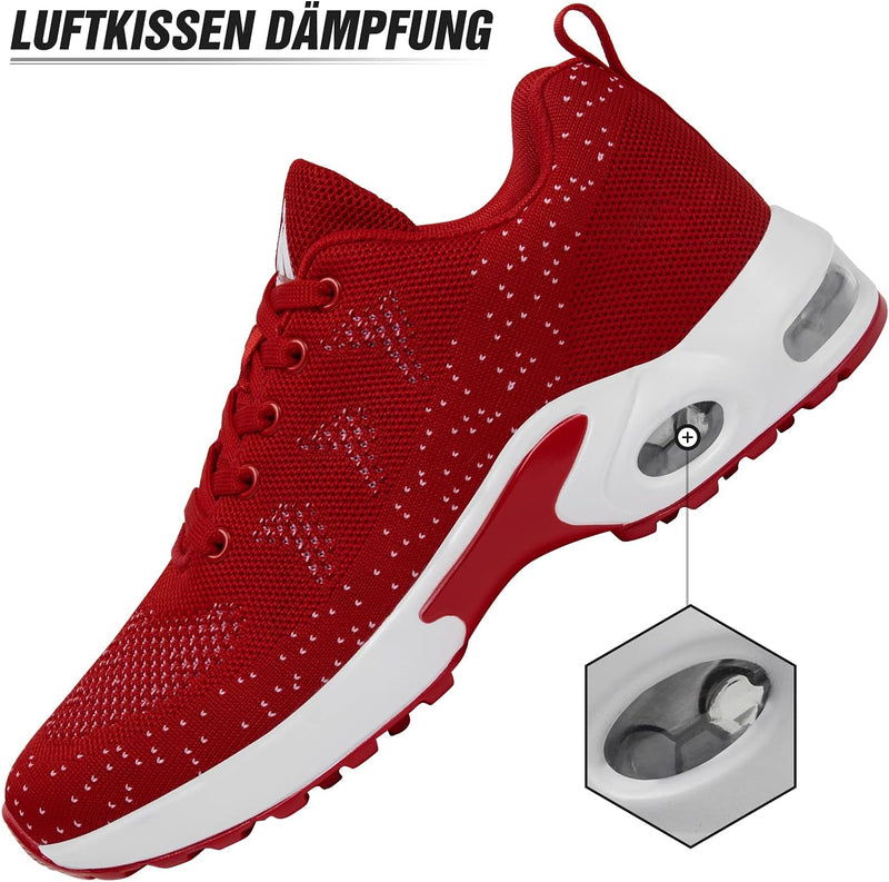 Mishansha Damen Air Laufschuhe Dämpfung Atmungsaktiv Leichtes Bequem Sportschuhe, Gr.35-46 EU 37 EU