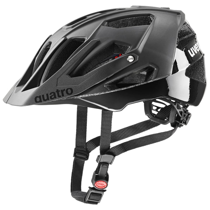 Uvex Quatro CC All Mountain Enduro MTB Fahrrad Helm matt schwarz 2024 56-61 cm, 56-61 cm