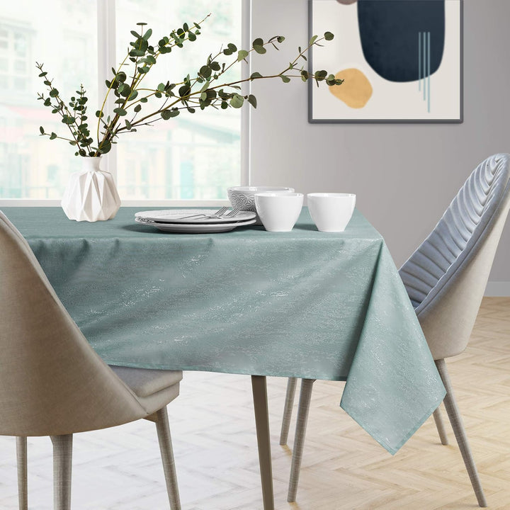 AmeliaHome Tischläufer Set 35x250 cm und 115x250 cm Lotuseffekt Wasserabweisend Schlangenhautmuster