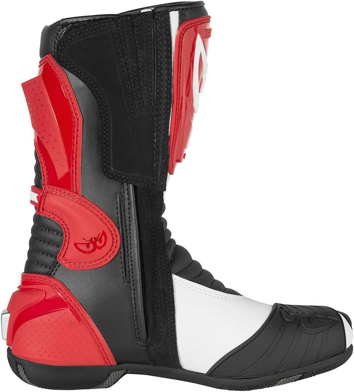 Berik Losail Motorradstiefel, rot, 47 47 EU Rot, 47 EU Rot