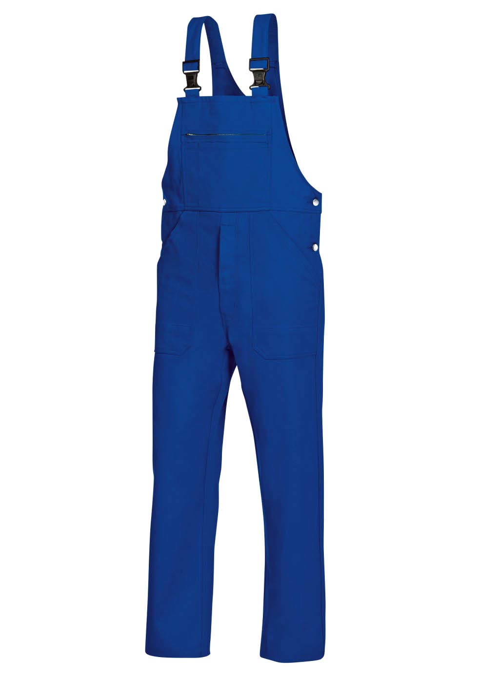 BP Workwear Basic 1413-060-13 Latzhose - Verstellbarer Bund - Kunststoff-Clip-Verschlüsse - Reine Ba