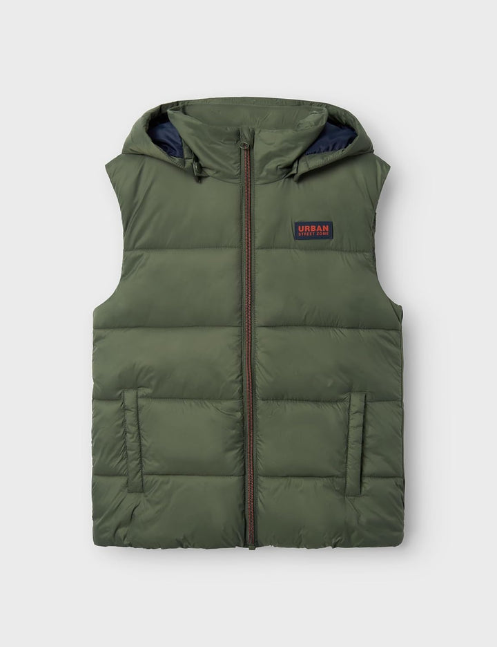 NAME IT Jungen Nkmmonay Vest Pb Steppweste (1er Pack) 146 Grün, 146 Grün