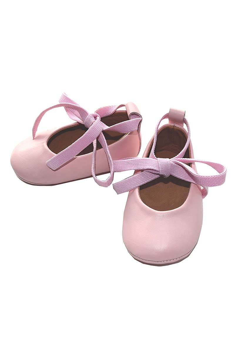 Mogo Baby - Mädchen Baby Dirndl Trachten Ballerina mit Schleife rosa, ROSA, Gr. 16 (0-3 Monate) Gr.