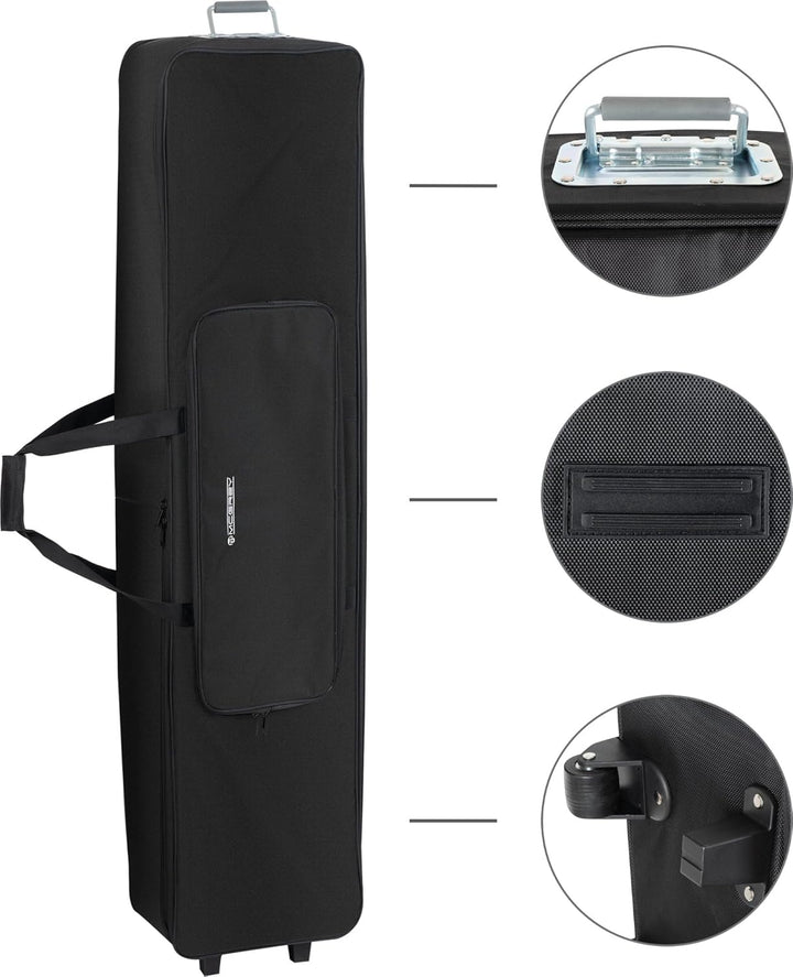 McGrey KBT-3223-88 Keyboardtrolley - Trolley-Gigbag für Keyboard & Piano mit 88 Tasten - Leicht, kom