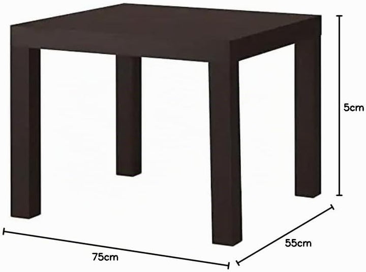 IKEA Lack Beistelltisch in schwarz; (55x55cm)
