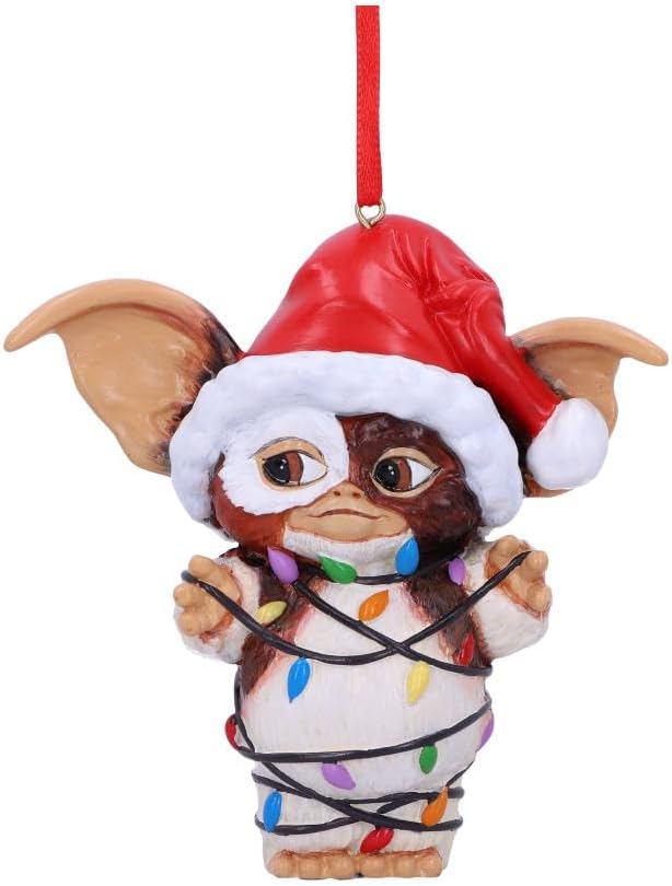 Nemesis Now Gremlins Gizmo in Lichterketten zum Aufhängen, festlich, dekorativ, rot, B5587T1, One Si