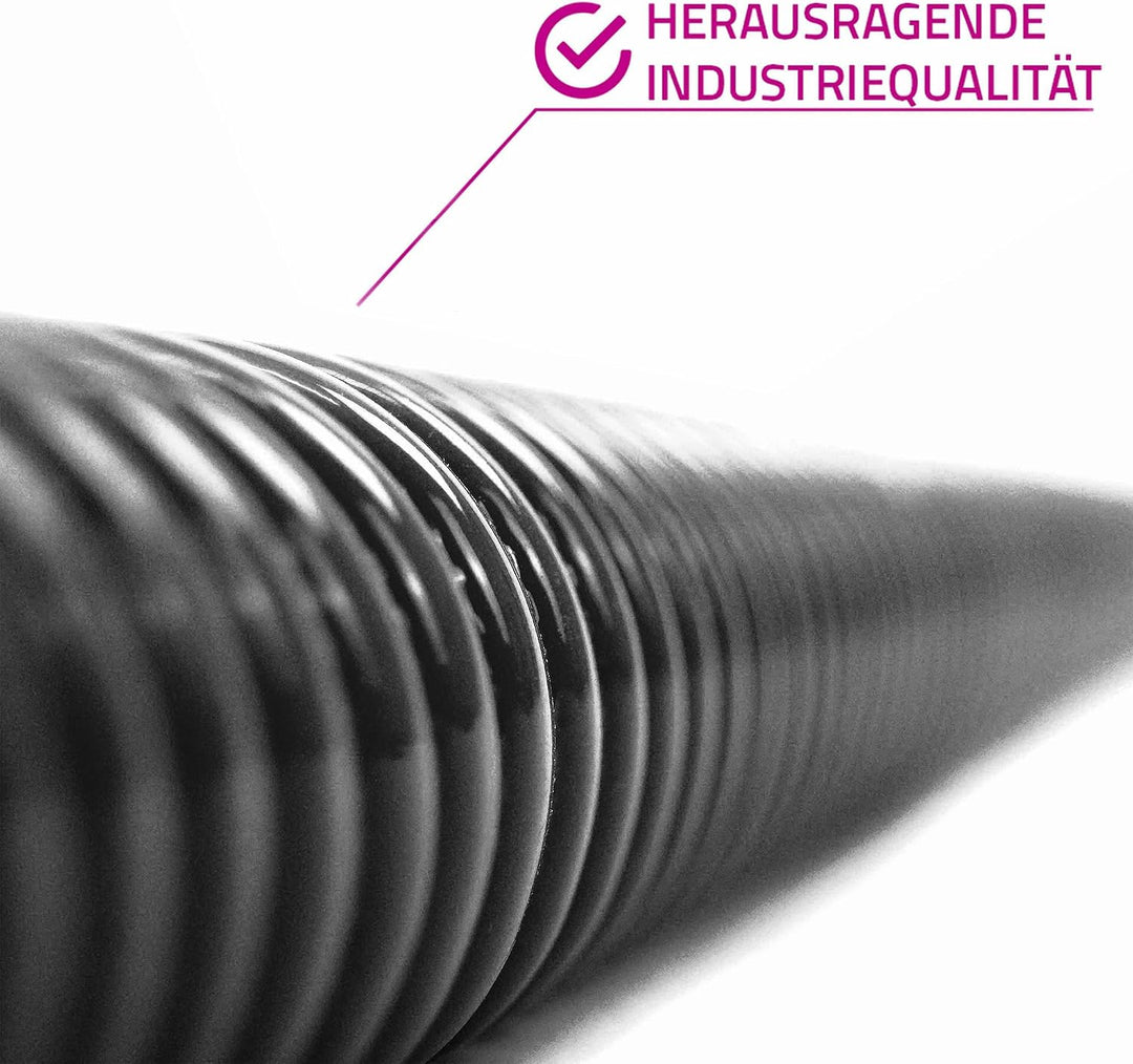 NovaNox® Superflex Silikonschlauch Drahteinlage Ø 13mm bis 54mm Grösse wählbar, Innendurchmesser:Ø 2