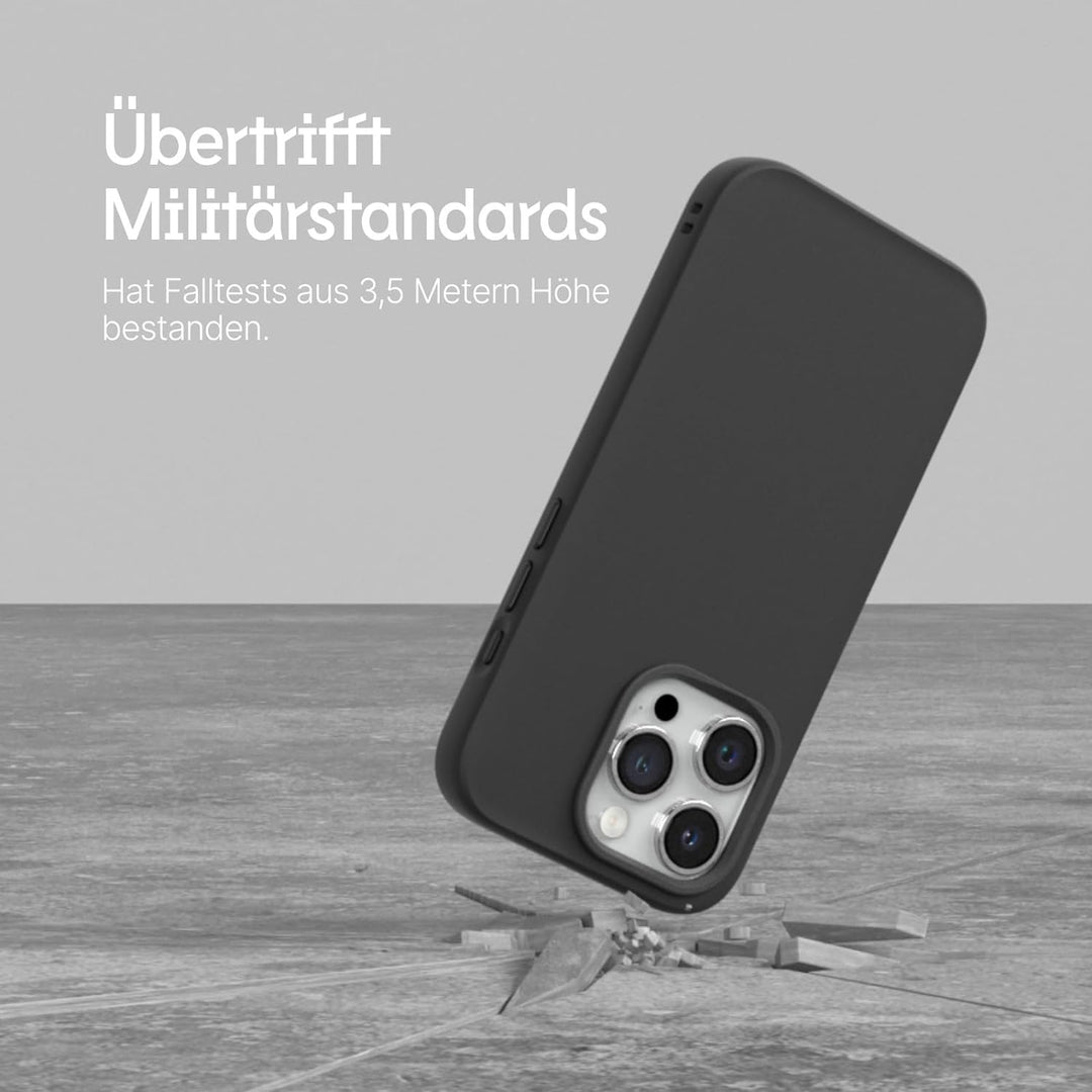 RhinoShield Case kompatibel mit [iPhone 15 Plus] | SolidSuit - Stossdämpfende & schlanke Schutzhülle