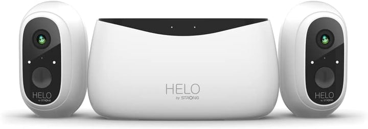Strong HELO Überwachungskamera FHD 1080P Camera Kit mit Basisstation, 2 kabellosen Security Outdoor