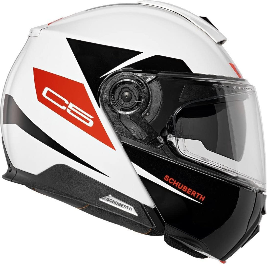 Schuberth C5 Eclipse Klapphelm (Red,XL (61)) XL 60/61 Eclipse Red, XL 60/61 Eclipse Red