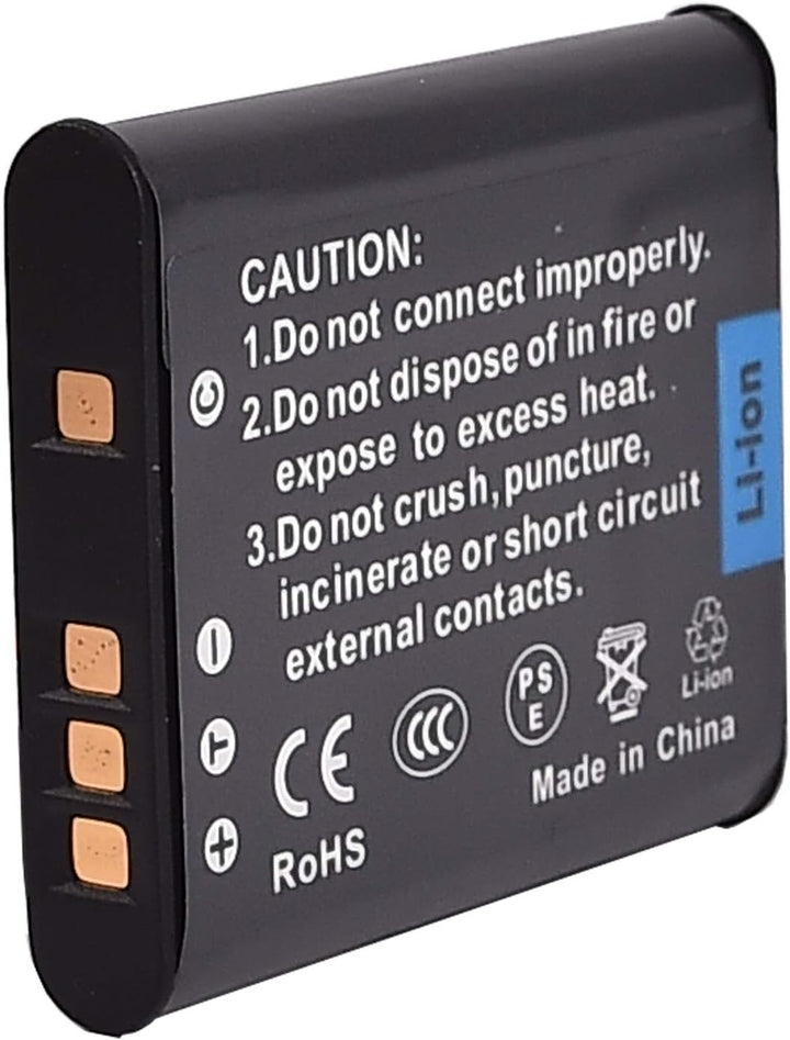 DSTE®（2 Pack） Ersatz Batterie und DC16E Reise Ladegerät Compatible für Sony NP-BK1 Bloggie MHS-CM5 M