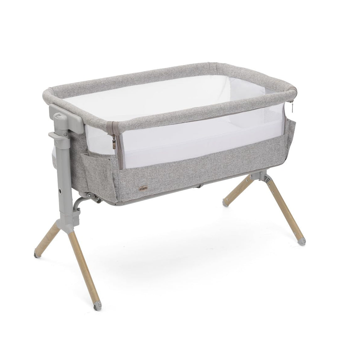 Chicco Next2Me Armonia Baby Beistellbett, aufklappbare Seitengitter, 11 Höhenstufen, höhenverstellba