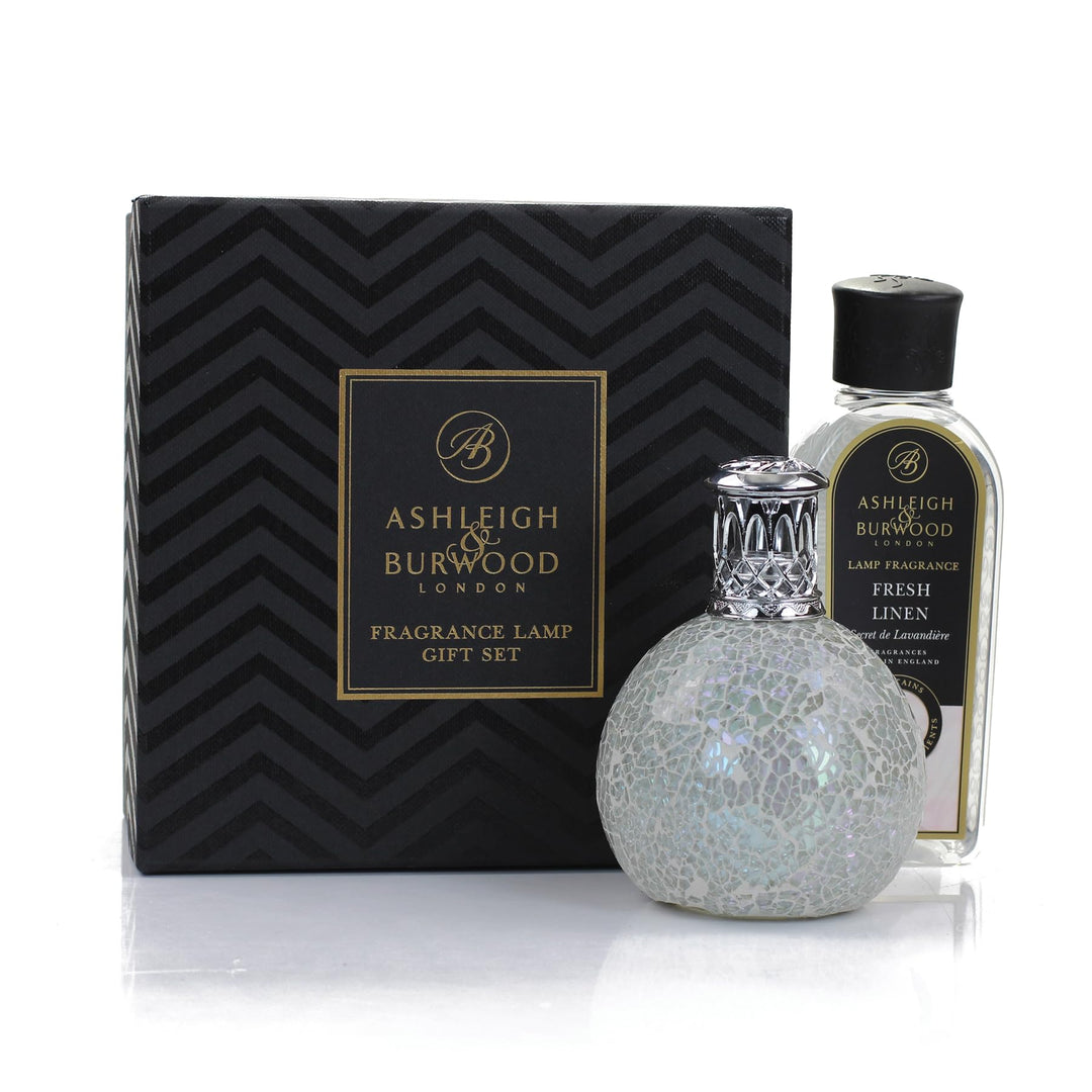 Ashleigh & Burwood Duftlampe "The Pearl" mit Raumduft "Fresh Linen" 250ml