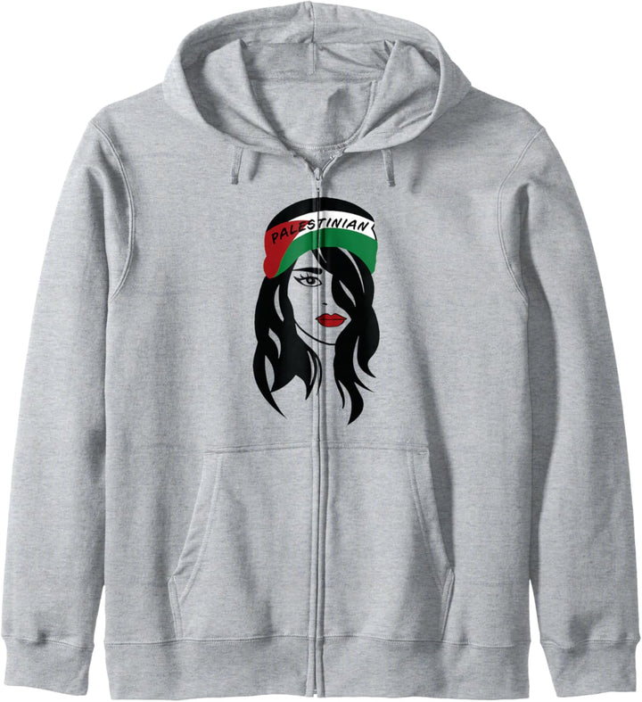 Palästinensischer Schal für Damen, Palästinenser, Mädchen Kapuzenjacke