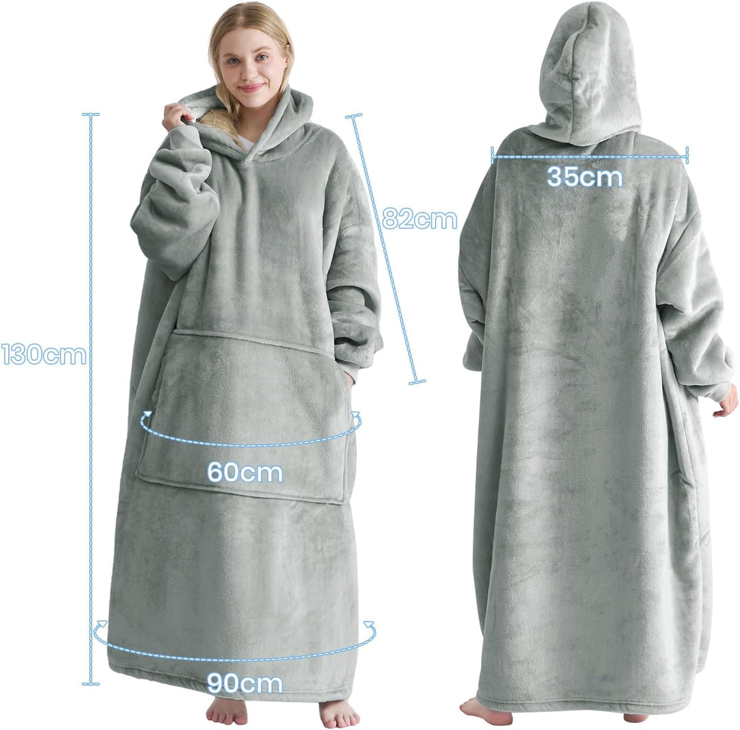Good Nite Decke mit Ärmeln für Frauen und Männer Sherpa kuscheldecke Tragbare Decken Adult Cosy Swea