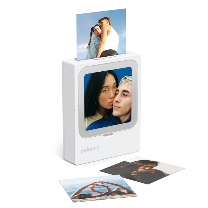 Polaroid - Bundle HiPrint 3x3 (7.6 cm x 7.6 cm) Pocket Bluetooth Fotodrucker Weiss + 60 Blatt (6647)