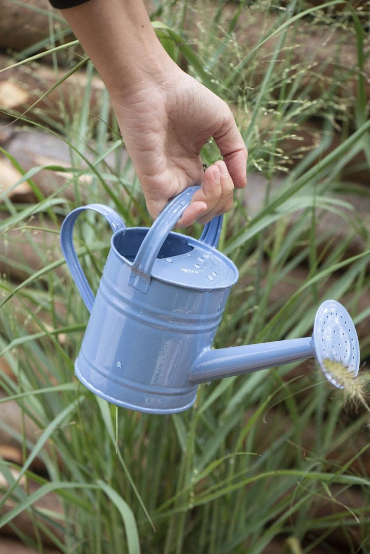 Ib Laursen Giesskanne Wasserkanne mit Ausgiesser 0,8 Liter Metall Blau 4230-13
